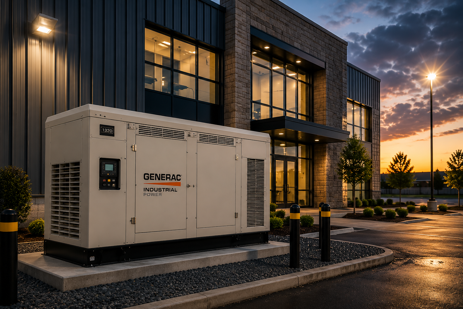 Commercial generator solution for a Stroud Oklahoma business
